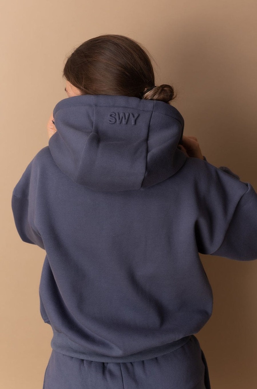 Her SWY Brand | Chalk 24 Zip Hoodie