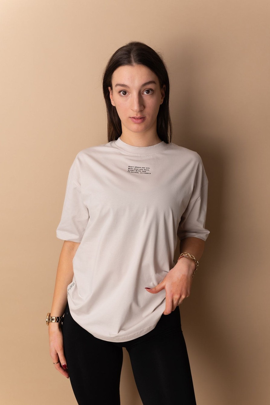 Her SWY Brand | Oversize T-Shirt Nude