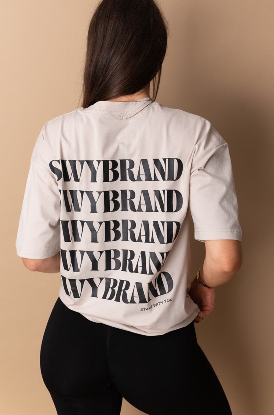 Her SWY Brand | Oversize T-Shirt Nude