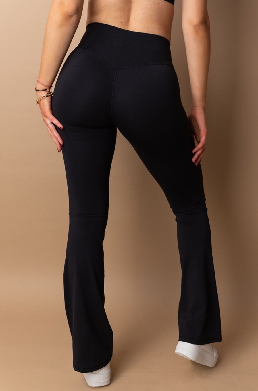 Her SWY Brand | Softlux Flared Leggings