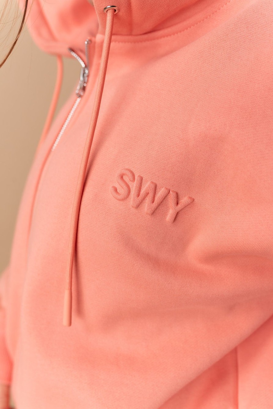 Her SWY Brand | Chalk 24 Zip Hoodie