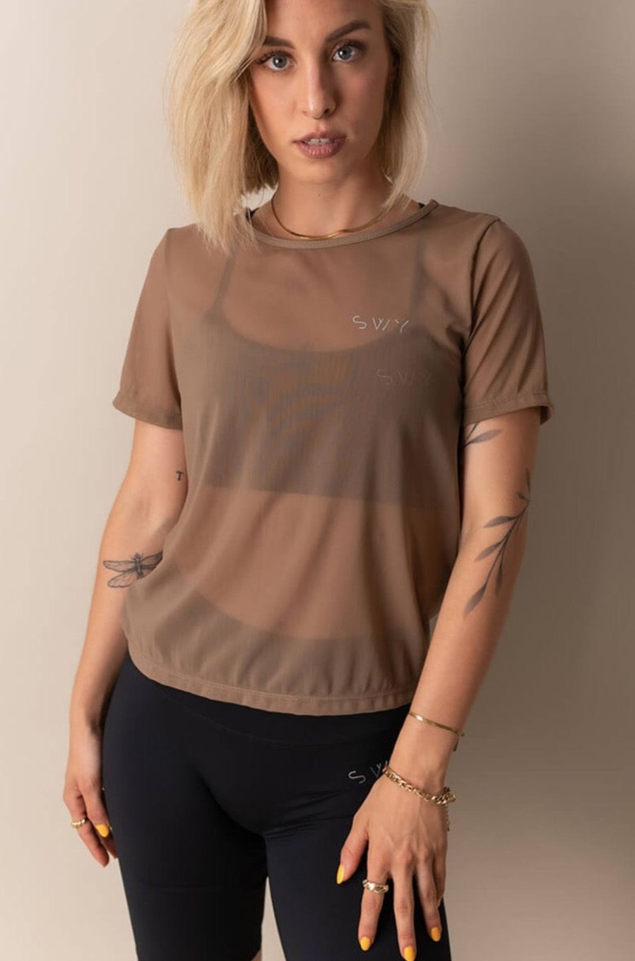 Her SWY Brand | Mesh T-Shirt