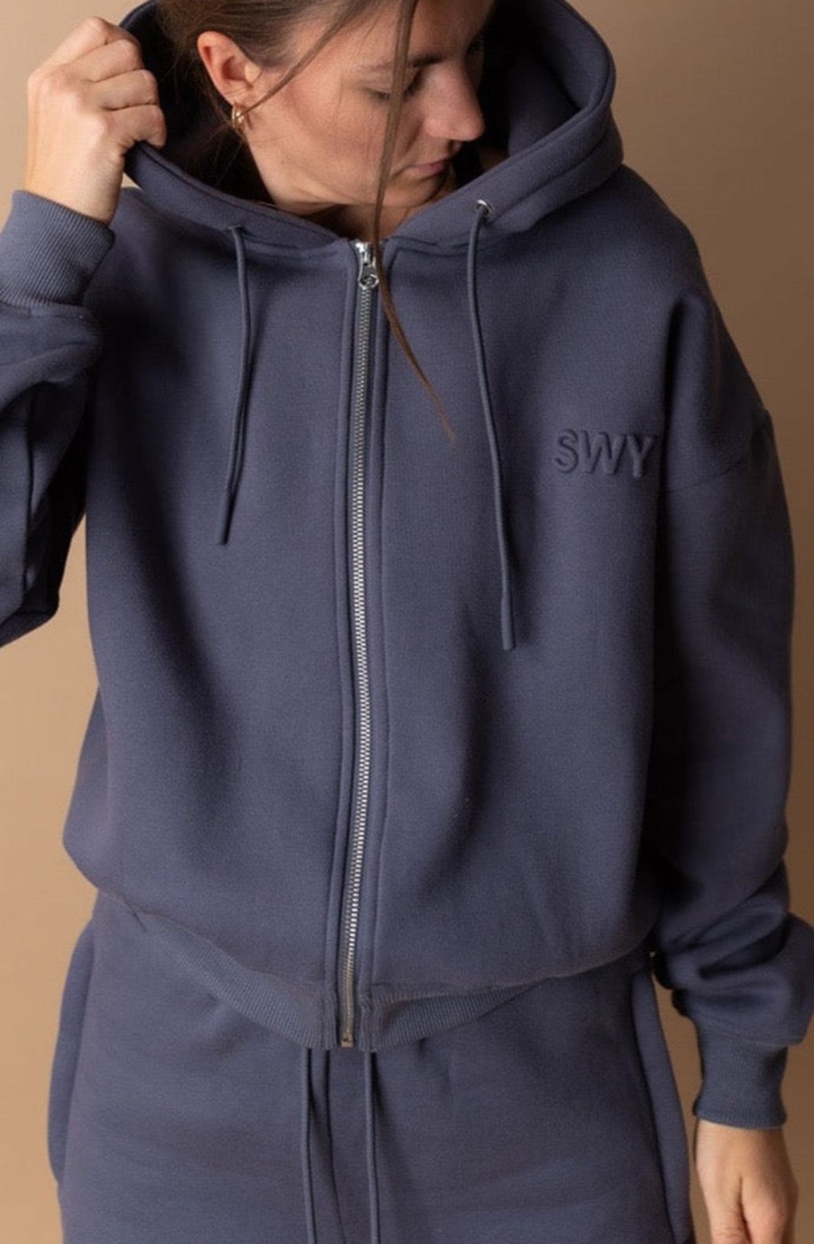 Collections SWY Brand | Chalk 24 Zip Hoodie