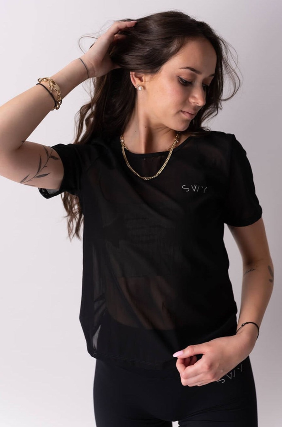 Her SWY Brand | Mesh T-Shirt