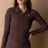 Her SWY Brand | Glamrib Shirt With Zip